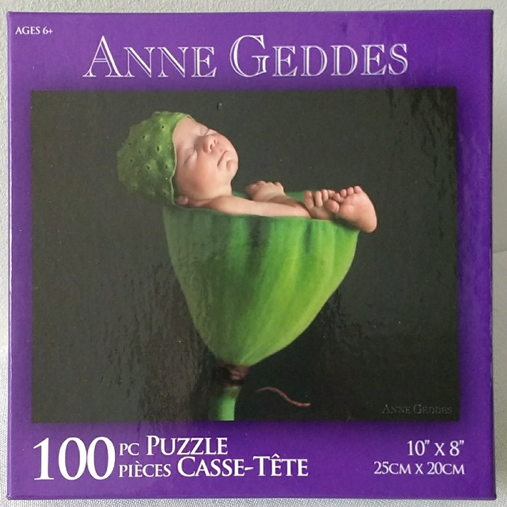 Anne Geddes Baby Lotus Bud 100pce Puzzle